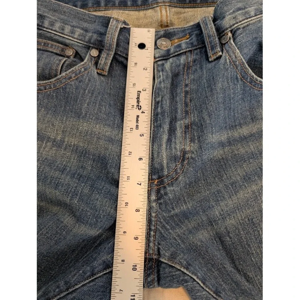 Brooks Brothers‎ Slim Fit Jeans Mens 33/30 (FITS 35x29) Blue Stretch Faded